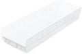 Akro-Mils 30164 Plastic Shelf Bins, Heavy Duty Storage Bins for Garage, Closet, and Drawer Organization, 24-Inch x 6-1/2-Inch x 4-Inch, Clear, 6-Pack - color: Clear