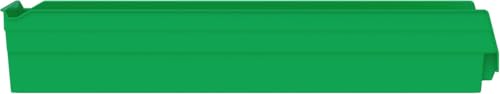 Akro-Mils 30164 Plastic Shelf Bins, Heavy Duty Storage Bins for Garage, Closet, and Drawer Organization, 24-Inch x 6-1/2-Inch x 4-Inch, Green, 6-Pack - color: Green