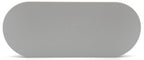 Happitasa Premium 12” x 5” Silicone Vanity Tray | Sink and Surface Organizer with Sturdy Non-Slip Base | Heat Safe, Dishwasher Safe (Grey) - color: Gray