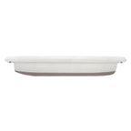 Camco Collapsible Laundry Basket | Features Simple Pop-Open & Collapse-Down Design | Waterproof for Easy Clean-Up | Measures 14.5” x 19.75” x 2.5”/10” Collapsed/Expanded, Taupe & White (51951) - size: 10 inches tall expanded