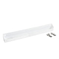 Rev-A-Shelf 24" Tip-Out Plastic Sink Tray for Kitchen and Bathroom Base Cabinets, Large Pullout Vanity Shelf Home Organizer, White, LD-6591-24-11-1 - size: 24 Inch