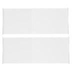 Slideep Expandable Closet Tension Shelf, Metal Adjustable Wardrobe Shelves Organizer System with Strong Seamless Sticker for Kitchen, Wardrobe, Cupboard 2 Pack (L:16.9'' to 31.5"; W:11.8") - size: 11.8"D x 16.9"W