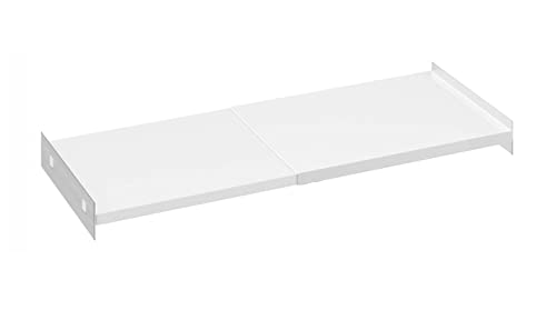 Closet Tension Shelf Expandable Cabinet Organizer Storage Shelf Heavy Duty Metal DIY Shelf Divider Separator for Cabinet Wardrobe Cupboard Kitchen Bedroom - size: 11.8"D x 16.9"-31.5" W-1PCS