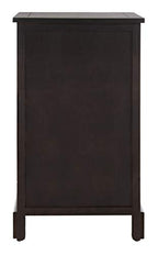 SAFAVIEH Home Collection Carrie Brown/ Natural Wicker 3-Drawer Storage Nightstand Side Table (Fully Assembled) - color: Brown