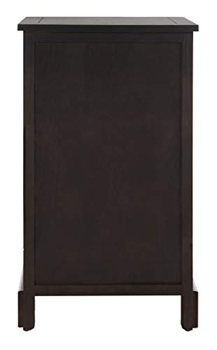 SAFAVIEH Home Collection Carrie Brown/ Natural Wicker 3-Drawer Storage Nightstand Side Table (Fully Assembled) - color: Brown