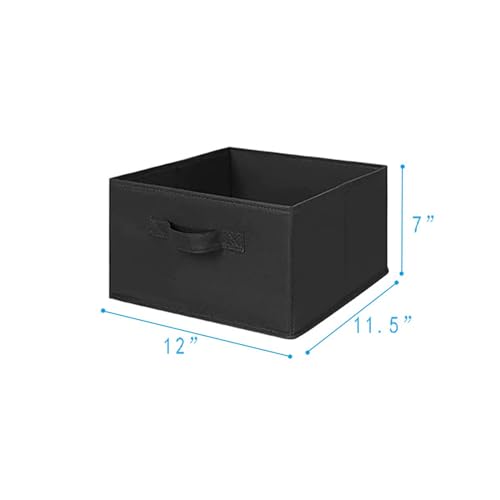 MAX Houser Hanging Shelf Closet Storage Organizer Removable Drawers ，Hanging Storage Organizer Hanging Sweater 2 Sock Underwear Drawers for Closet, Bedroom, Black - color: Black-d