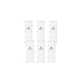 6 Pack Adjustable Drawer Dividers (10.8–17.9”) – Expandable Slide-Lock Plastic Drawer Organizer for Clothes, Kitchen, Bathroom & Office – Tool-Free White Drawer Separators