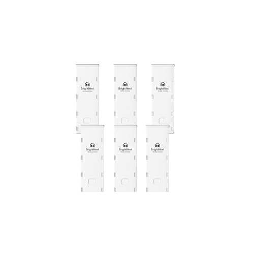 6 Pack Adjustable Drawer Dividers (10.8–17.9”) – Expandable Slide-Lock Plastic Drawer Organizer for Clothes, Kitchen, Bathroom & Office – Tool-Free White Drawer Separators