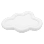 PATIKIL Cloud Jewelry Trinket Dish Tray, Gift Tray for Women Candy Cute Tray Holder Ring Earring Necklace Perfume Storage Key Organiser Decorative Plate, White