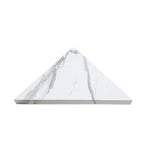 Palisade Vinyl Waterproof Corner Shower Shelf in Carrara Marble/Urban Glacier - color: Carrara Marble/Urban Glacier