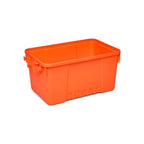 Plano Storage Trunks - color: Blaze Orange, style: Small - 1 pack
