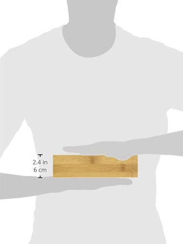 Lipper International 8381 Bamboo Wood Stacking Drawer Organizer Box, 9" x 3" (Pack of 12) - size: Extra Small, 9" x 3" (Pack of 12)