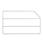 Rev-A-Shelf 12" Baking Sheet Shelf Organizer for Wall and Base Kitchen Cabinets, Divider Pan Rack Storage Wires for Cupboards, Chrome, 597-12CR-2-1 - size: 2 Pack, 12 inches