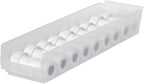 Akro-Mils 30164 Plastic Shelf Bins, Heavy Duty Storage Bins for Garage, Closet, and Drawer Organization, 24-Inch x 6-1/2-Inch x 4-Inch, Clear, 6-Pack - color: Clear