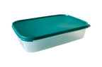 NewTupperware Modular Mates Rectangular #1 Container 8.5-cup / 2 L with Lid (Mysterious Green) - color: Mysterious Green