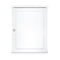 MCS 23x18 White Medicine Cabinet Organizer, Wall Mounted Bathroom Cabinet for Over-The-Toilet Storage, Bathroom Furniture & Restroom Organizer - size: 23x18 1-Door
