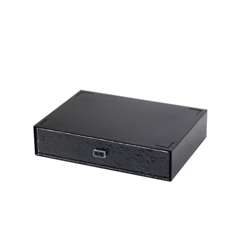 Desktop drawers, stackable plastic drawers, stationery and office supplies (Black, 1 Compartment) - color: Black, size: 1drawers