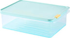 LocknLock Freezer Fit Plastic Freezer Containers | Airtight Stackable Food Storage for Meal Prep | Microwave & Dishwasher Safe | BPA Free Freezer Container with Lid, 3.5L - size: 3500ml