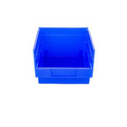 Hudson Exchange 12 x 6 x 4" Plastic Nesting Storage 12” Shelf Bin Container - 15 lb Capacity, Blue - color: Blue, size: 1 Pack
