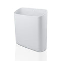 Picowe Magnetic Laundry Storage, Large Lint Holder Bin, Space-Saving Trash Container Hanging on Dryer, Washer or Wall Mount (Gray White) - size: L - White