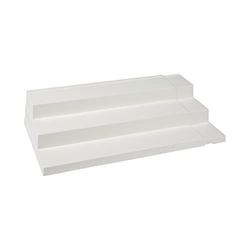 Dial Industries Adjustable 3 Tier Expandable Shelf Spice and Seasoning Jars Kitchen Countertop and Cabinet Rack Organizer - size: Spice