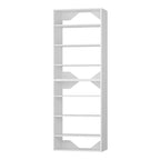 ROOMTEC Modular Closet System, 31.5" Shelf Closet Tower Wall-Mounted Closet Organizer, Wooden Tower for Walk-In Closets, Wardrobe Storage Kit, White - size: 31.5" Wide, style: Model 10