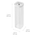 ZWILLING Fresh & Save Cube Boxes, Plastic, Airtight Dry Food Storage Container, Small X-Tall Cube, 4S Container, 1.8-qt - size: 1 Piece 4S