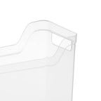 Sterilite Narrow Shelf Bin with Handles, Plastic Storage Container for Organizing Shelving, Closet, Pantry, and Countertops, Clear, 6-Pack - size: Narrow