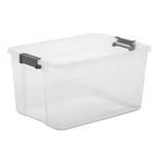 Sterilite Box Stacker Modular Clear 76QT 14763V06