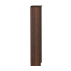 Prepac Elegant Brown Shoe Storage Cabinet, Space-Saving Solution with Cubbies for 36 Pairs, 13"D x 23.5" W x 72.5" H