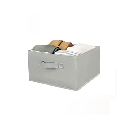 Hanging Shelf Closet Storage Organizer Removable Drawers ，Hanging Storage Organizer Hanging Sweater 2 Sock Underwear Drawers for Closet, Bedroom, Light Grey - color: Light Grey-d