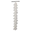 Household Essentials 20-Pocket Closet Shoe File, Durable Canvas and Plastic, Holds 10 Pairs of Shoes, Individual Storage, Single Hook System - color: Natural