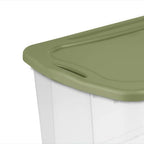 2 Pack 120 Quart Clear Container,Extra Large Plastic Storage Bin with Lid,Stackable Organizer Bins,for Closet, Bedroom, Shelving Units and Everyday Home Storage