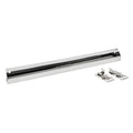 Rev-A-Shelf 31" Slim Tip-Out Sink Tray for Kitchen and Bathroom Base Cabinets, Large Pull Out Stainless Steel Storage Organizer, Silver, 6541-31-52 - size: 31" x 3" x 1.7"