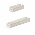 2 Pack Expandable Plastic Storage Boxes, Multi-Purpose Folding Organizer, Drawer Storage Divider For Bedroom, Kitchen And Snack Storage (s) - size: s