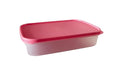NewTupperware Modular Mates Rectangular #1 Container 8.5-cup / 2 L with Lid (Soft Candy Pink) - color: Soft Candy Pink