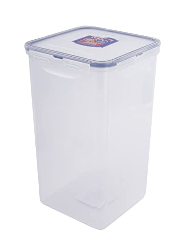 LOCK & LOCK Easy Essentials Food lids/Pantry Storage/Airtight containers, BPA Free, Square-16.9 Cup-for Chips, Clear - size: 1 Count (Pack of 1)