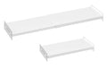 Closet Shelf Organizer Expandable Cabinet Tension Shelf Divider Heavy Duty Metal DIY Shelf Separator for Wardrobe Cupboard Cabinet Pantry Kitchen Bathroom,White,2packs - size: 7.9"D x 16.9"-31.5"W-2PCS