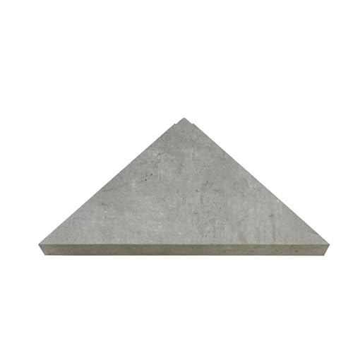 Palisade Vinyl Waterproof Corner Shower Shelf in Frost Nickel - color: Frost Nickel