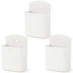 3 Pack Remote Control Holder, TV & Wall Pen Storage Accessories for Home Office School, White - color: white&3pcs