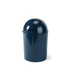 Umbra 1.25 Gallon Mini Waste Can with Removable Swing-Top Lid - Small Garbage Bin for Kitchen, Bathroom, Bedroom, Office - Compact Trash Can Fit Under Tables & Counters - Dark Blue - color: Dark Blue