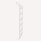 Amazon Basics Over the Door Metal Shoe Rack, 18 Pair Capacity, Space Efficient, Powder-Coated for Rust Resistance, White