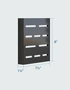 Kitchen Wall-mounted Knife Holder - Under Cabinet Knife Storage - Cabinet Door Knife Organizer – Hanging Knives Rack