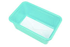 Storex Small Cubby Bins, Pack of 5, 12.2 x 7.8 x 5.1 Inches, Teal (62420U05C) - color: Teal, style: Bin Only