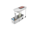 Joseph Joseph CupboardStore 2-Tier Easy-Access Wheeled Storage Caddy – Under-Sink Kitchen Organizer, Made from Recycled Plastic - size: 2-Tier