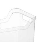 Sterilite Medium Shelf Bin with Handles, Plastic Storage Container for Organizing Shelving, Closet, Pantry, and Countertops, Clear, 6-Pack - size: Medium