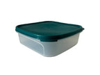 NewTupperware Modular Mates Square #1 Container 5-cup / 1.2 L with Seal (Mysterious Green) - color: Mysterious Green