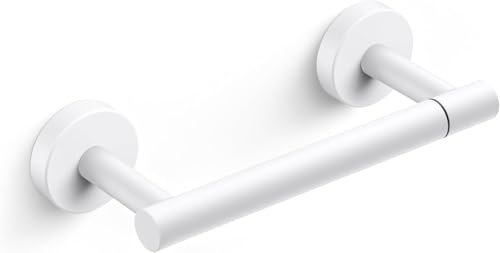 Day Moon™ - Toilet Paper Holder - Modern Roll Holder for Bathroom - 1 Pack - Wall Mount - Classic, White - color: White, size: Classic 1 Pack
