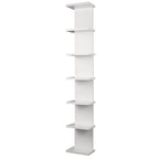 7-Tier Wall Shelf Unit - Compact Display Floating Shelves,Lack Floating Shelf, Vertical Column Wall Decor Mount Float Storage Organizer Tall Tower Shelves for Bedrooms, Living Rooms
