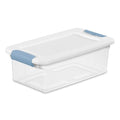 Sterilite 36-Pack Latching Box, Under Bed Storage Bins with Lids, Clear Plastic, 6 Quart - Heavy-Duty Organizing Containers for Closet, Bathroom, and Office - size: 6 Quart, style: 36 Pack